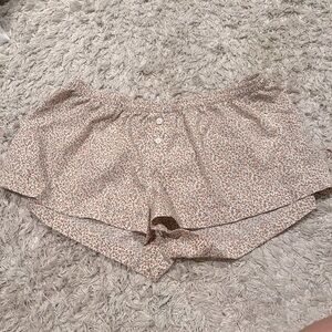 Brandy Melville Floral Pajama Shorts